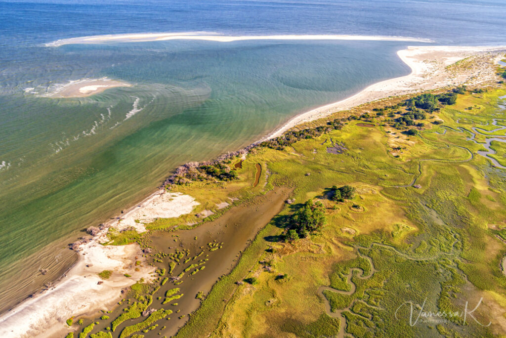 Bay Point Island, St. Helena Island, Beaufort, South Carolina, development, natural preserve, shorebird habitat, loggerhead turtle habitat, gullah-geechee, 